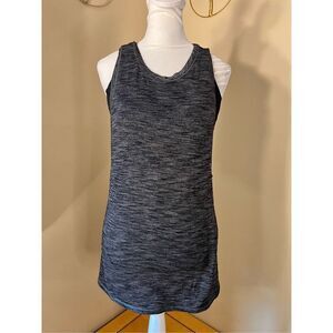 Lululemon Heathered Black / Black Work The Circuit Tank Athletic Tank Top Size 6